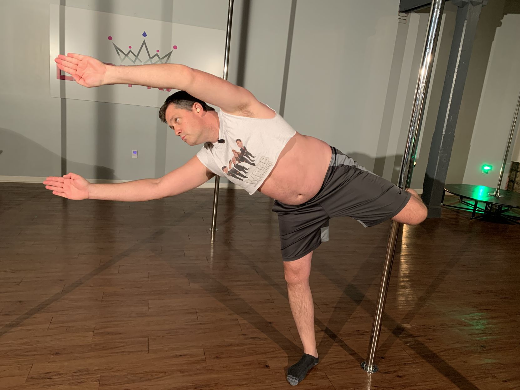 Pole dancing is a workout that gets you out of your comfort zone